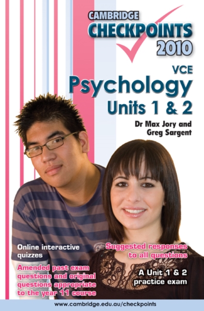 Cambridge Checkpoints VCE Psychology Units 1 and 2, Paperback / softback Book