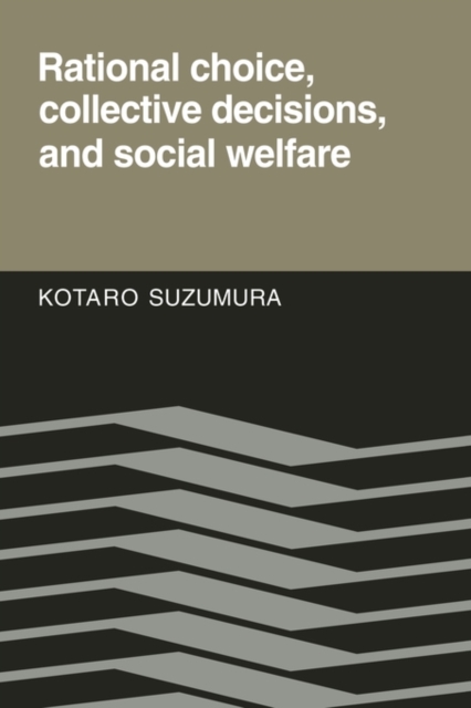 Rational Choice, Collective Decisions, and Social Welfare, Paperback / softback Book
