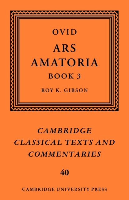 Ovid: Ars Amatoria, Book III, Paperback / softback Book