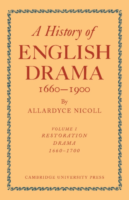 History of English Drama, 1660-1900 7 Volume Paperback Set (in 9 parts), Mixed media product Book