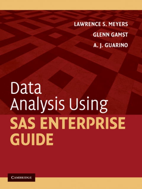 Data Analysis Using SAS Enterprise Guide, Paperback / softback Book