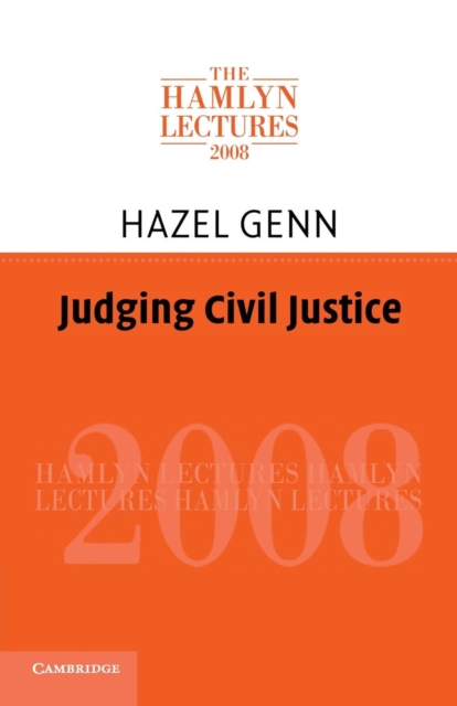 Judging Civil Justice, Paperback / softback Book