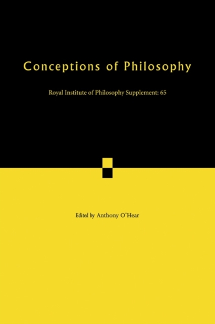 Conceptions of Philosophy, Paperback / softback Book
