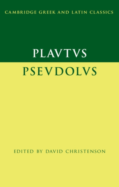 Plautus: Pseudolus, Paperback / softback Book