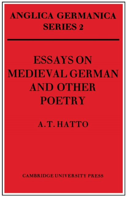 Essays on Medieval German and Other Poetry, Paperback / softback Book