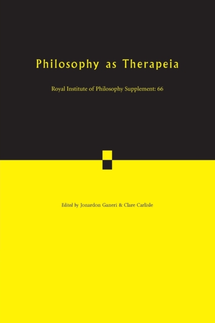 Philosophy as Therapeia, Paperback / softback Book