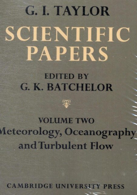 The Scientific Papers of Sir Geoffrey Ingram Taylor 4 Volume Paperback Set, Mixed media product Book