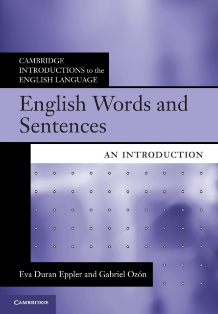 English Words and Sentences : An Introduction, Paperback / softback Book