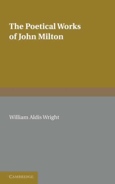 The Poetical Works of John Milton, Paperback / softback Book