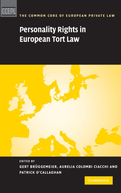 Personality Rights in European Tort Law, Hardback Book