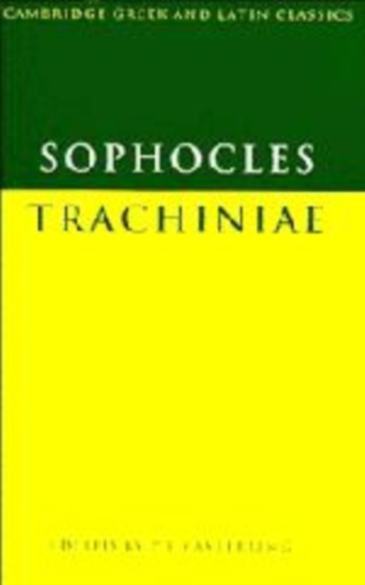 Sophocles: Trachiniae, Hardback Book