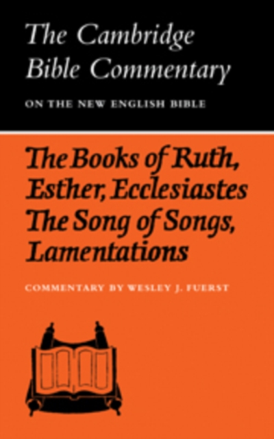 The Books of Ruth, Esther, Ecclesiastes, The Song of Songs, Lamentations: The Five Scrolls, Hardback Book
