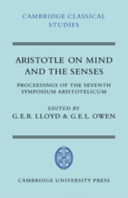 Aristotle on Mind and the Senses, Hardback Book