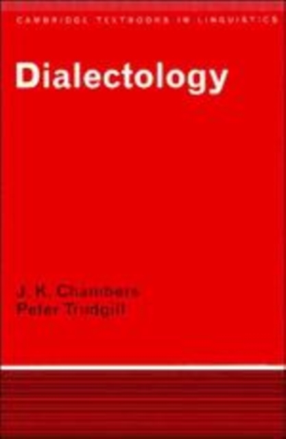 Dialectology, Hardback Book