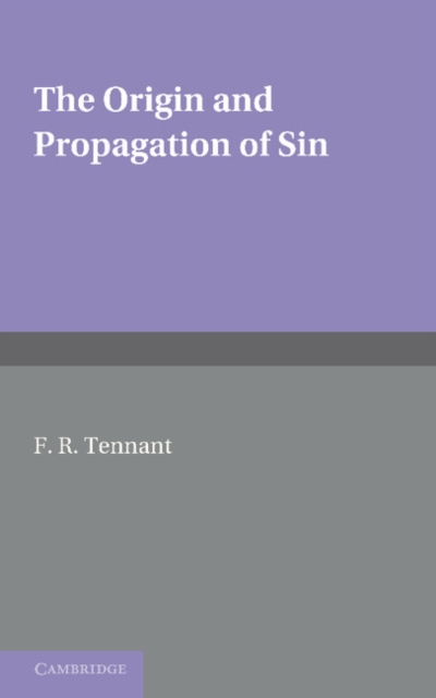 The Origin and Propagation of Sin, Paperback / softback Book