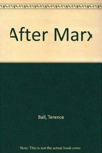 After Marx, Hardback Book