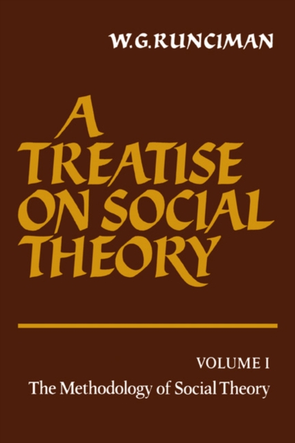 A Treatise on Social Theory, Paperback / softback Book