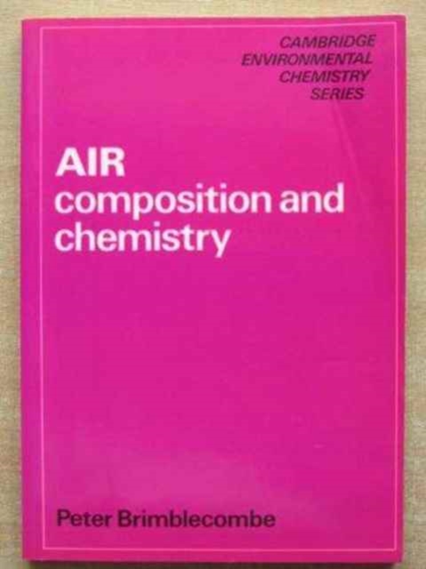 Air Composition and Chemistry, Paperback Book