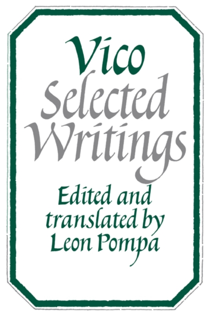 Vico : Selected Writings, Paperback / softback Book