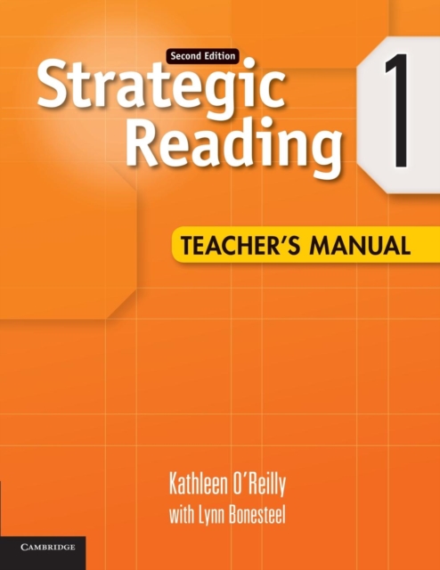 Strategic Reading Level 1 Teacher's Manual, Paperback / softback Book