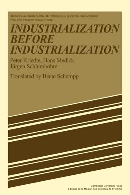 Industiarlization before Industiarlization, Paperback / softback Book