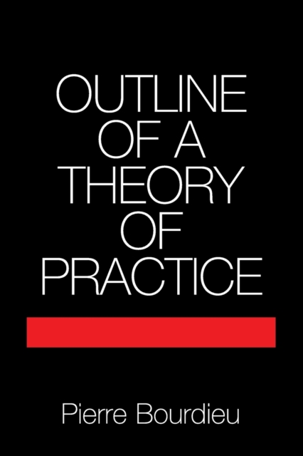 Outline of a Theory of Practice, Paperback / softback Book