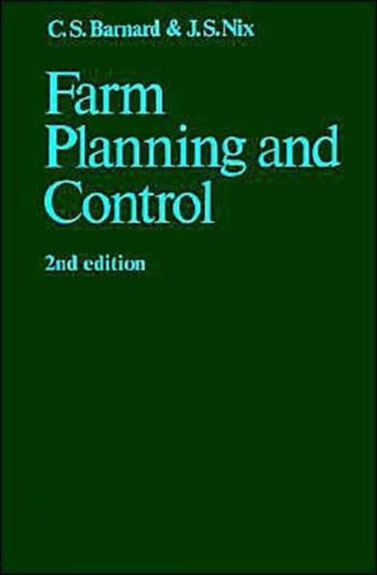 Farm Planning and Control, Paperback / softback Book