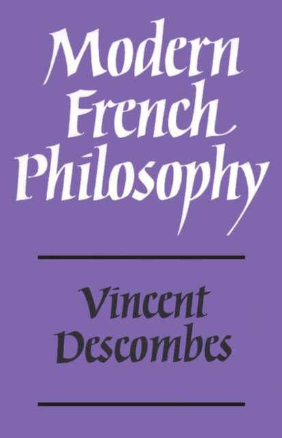 Modern French Philosophy, Paperback / softback Book