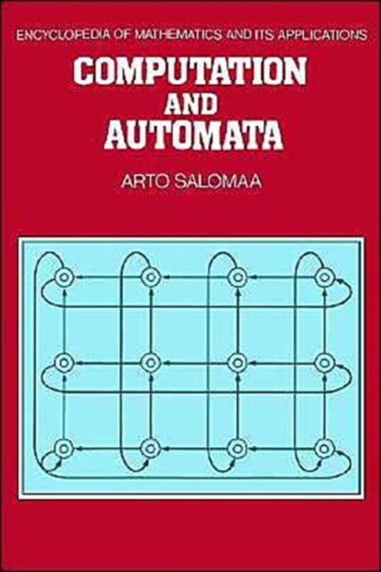 Computation and Automata, Hardback Book