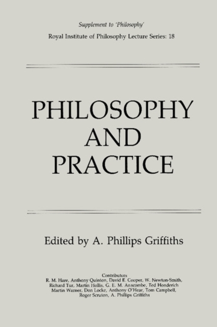 Philosophy and Practice, Paperback / softback Book