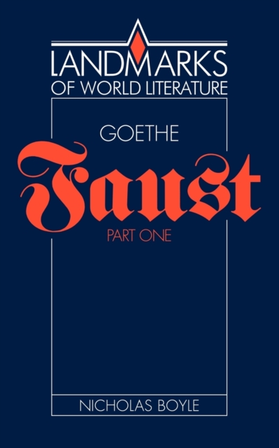 Goethe: Faust Part One, Paperback / softback Book