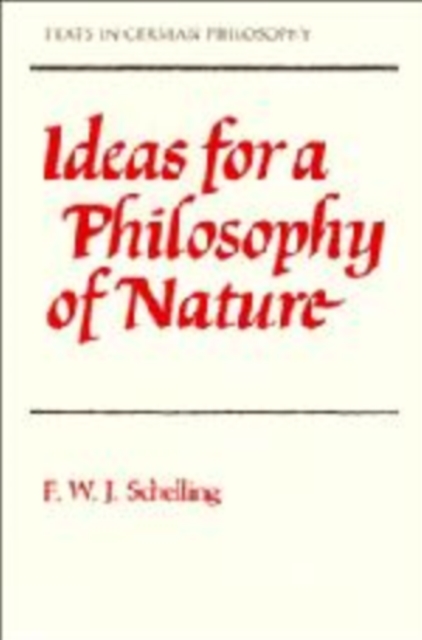 Ideas for a Philosophy of Nature, Hardback Book
