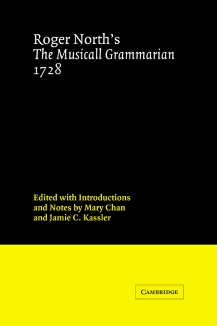 Roger North's The Musicall Grammarian 1728, Hardback Book