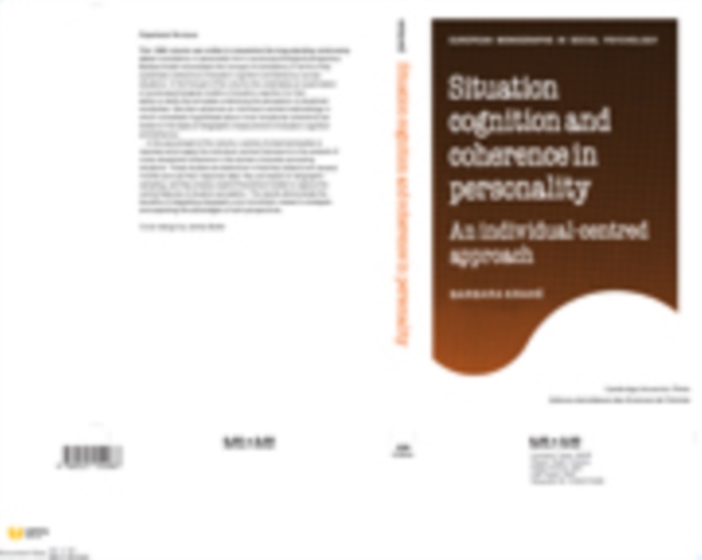 Situation Cognition and Coherence in Personality : An Individual-Centred Approach, Hardback Book