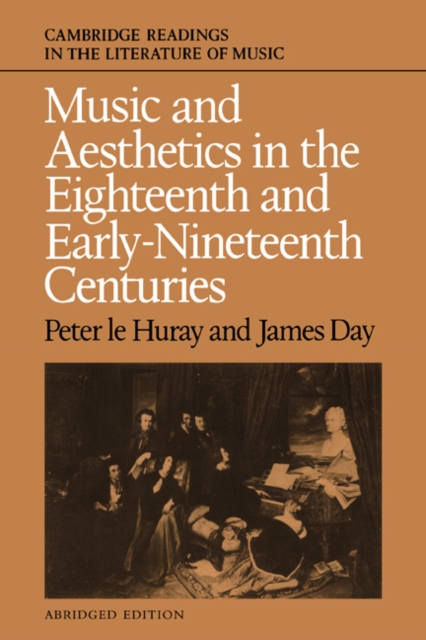 Music and Aesthetics in the Eighteenth and Early Nineteenth Centuries, Paperback / softback Book