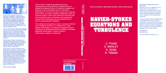 Navier-Stokes Equations and Turbulence, Hardback Book