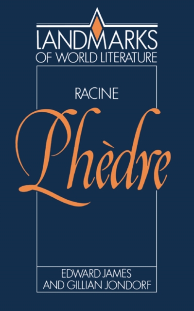 Racine: Phedre, Paperback / softback Book