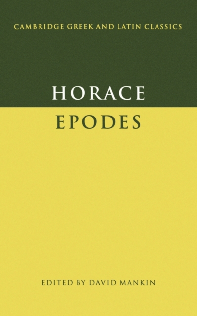 Horace: Epodes, Paperback / softback Book