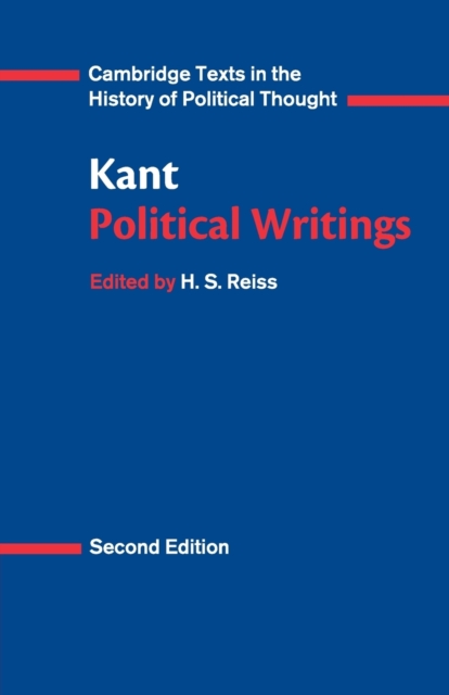 Kant: Political Writings, Paperback / softback Book