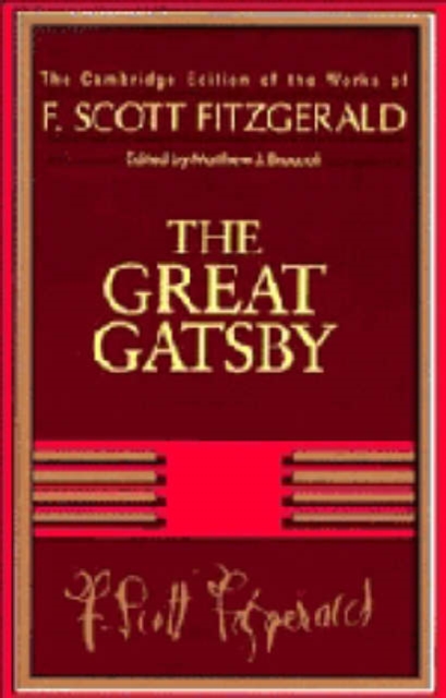 F. Scott Fitzgerald: The Great Gatsby, Hardback Book