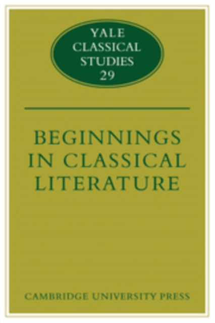 Beginnings in Classical Literature, Hardback Book