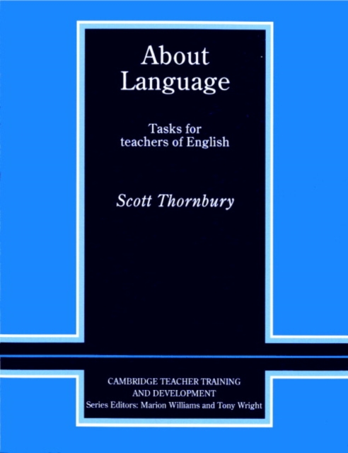 About Language : Tasks for Teachers of English, Paperback / softback Book
