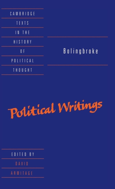 Bolingbroke: Political Writings, Hardback Book