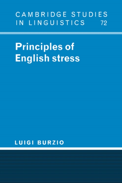 Principles of English Stress, Hardback Book