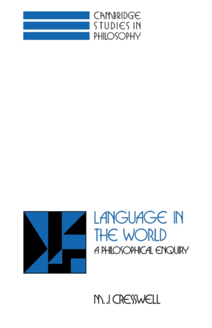 Language in the World : A Philosophical Enquiry, Hardback Book