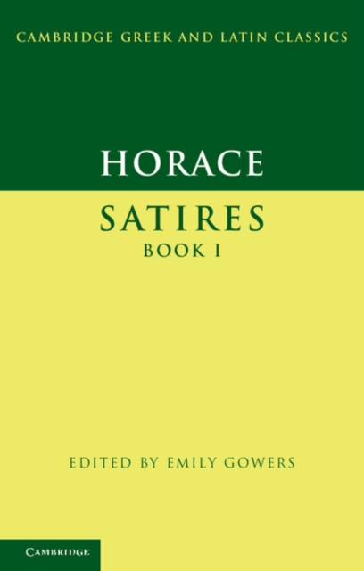 Horace: Satires Book I, Hardback Book