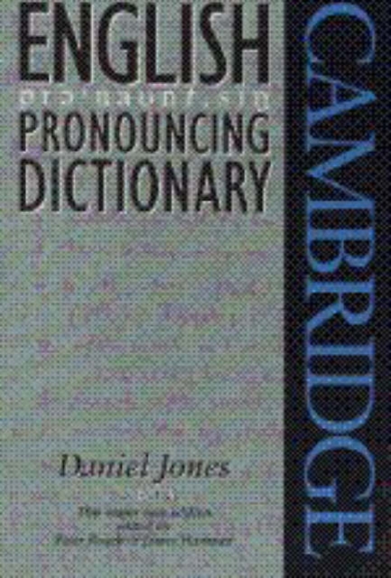 English Pronouncing Dictionary, Hardback Book