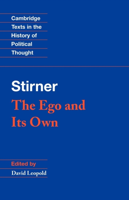 Stirner: The Ego and its Own, Paperback / softback Book