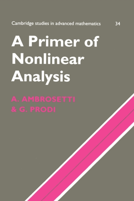 A Primer of Nonlinear Analysis, Paperback / softback Book