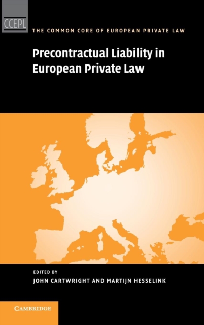 Precontractual Liability in European Private Law, Hardback Book